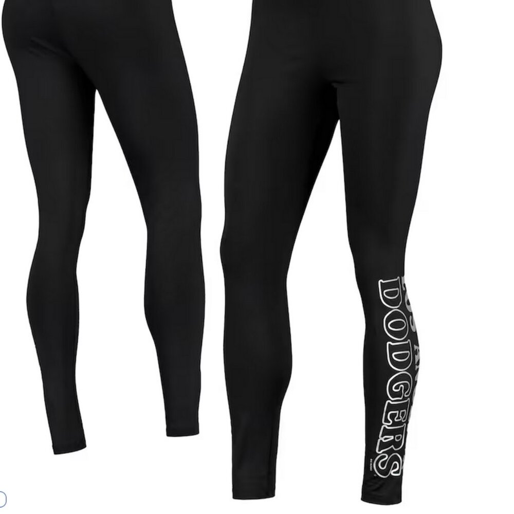 Women's Los Angeles Dodgers G-III 4Her by Carl Banks Black Stadium Leggings